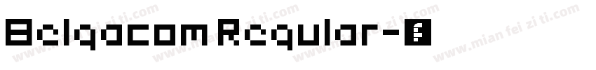 Belgacom Regular字体转换